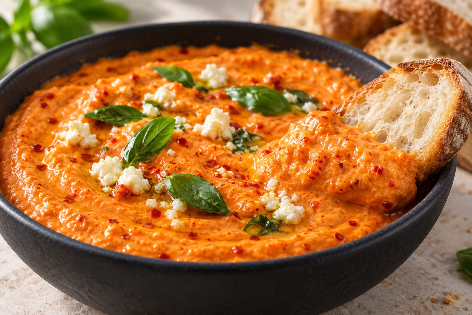 The Best Roasted Red Pepper Dip The Best Roasted Red Pepper Dip