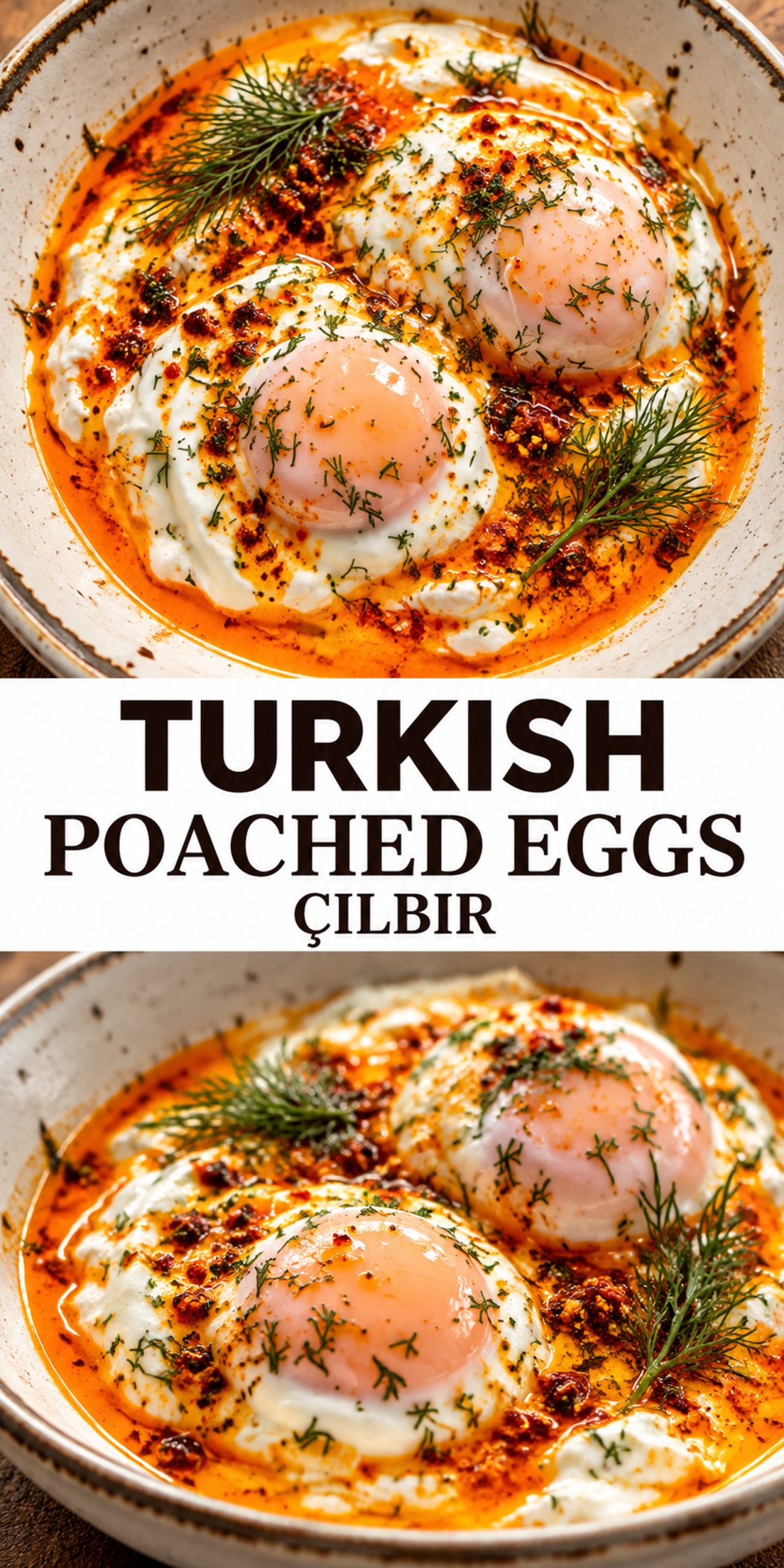 Turkish Poached Eggs (Çılbır) Turkish Poached Eggs (Çılbır)