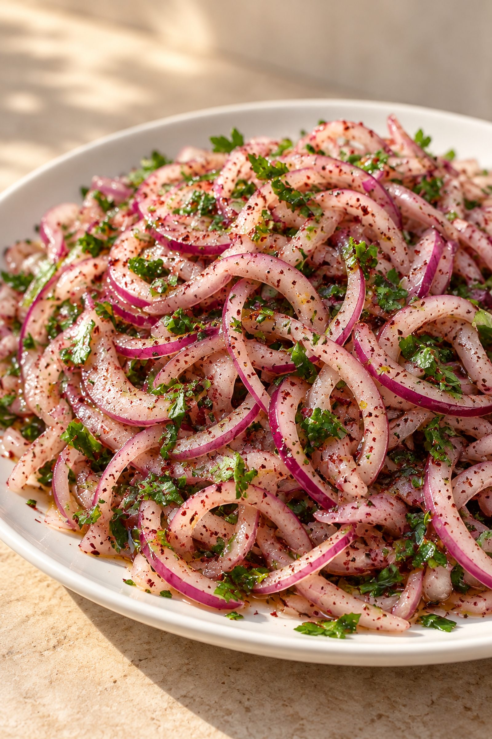 Turkish Sumac Onions (Marinated Onion Salad) Turkish Sumac Onions (Marinated Onion Salad)