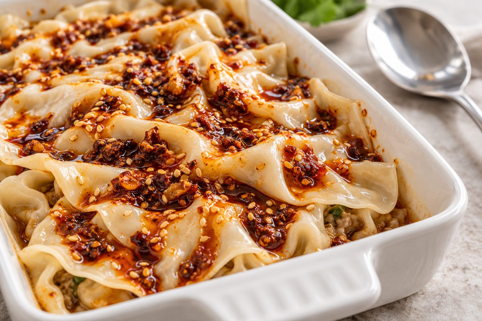Viral Dumpling Lasagna Viral Dumpling Lasagna
