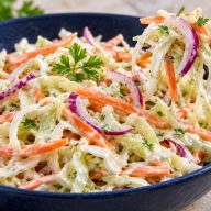 Yogurt Coleslaw (No Mayo)